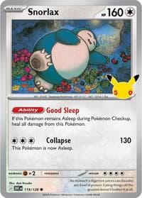 Snorlax - ME: 30th Celebration - Pokemon card