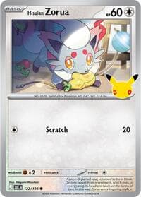 Hisuian Zorua - ME: 30th Celebration - Pokemon card