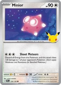 Minior - ME: 30th Celebration - Pokemon card