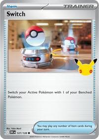 Switch - ME: 30th Celebration - Pokemon card