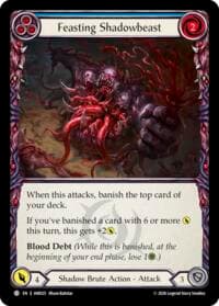 Feasting Shadowbeast (Blue) - Usurp the Shadow Throne - Flesh and Blood TCG card
