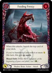 Feeding Frenzy (Blue) - Usurp the Shadow Throne - Flesh and Blood TCG card