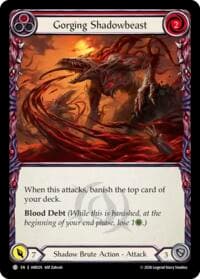 Gorging Shadowbeast (Red) - Usurp the Shadow Throne - Flesh and Blood TCG card