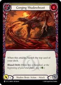 Gorging Shadowbeast (Yellow) - Usurp the Shadow Throne - Flesh and Blood TCG card