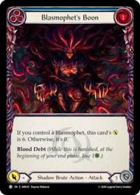 Blasmophet's Boon - Usurp the Shadow Throne - Flesh and Blood TCG card