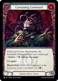 Consuming Command - Usurp the Shadow Throne - Flesh and Blood TCG card