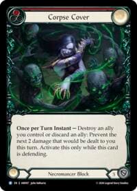 Corpse Cover (Red) - Usurp the Shadow Throne - Flesh and Blood TCG card