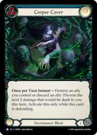 Corpse Cover (Blue) - Usurp the Shadow Throne - Flesh and Blood TCG card