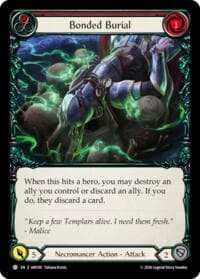 Bonded Burial (Red) - Usurp the Shadow Throne - Flesh and Blood TCG card