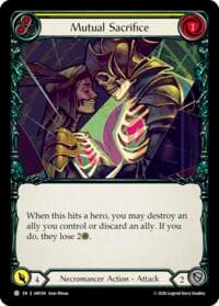 Mutual Sacrifice (Yellow) - Usurp the Shadow Throne - Flesh and Blood TCG card