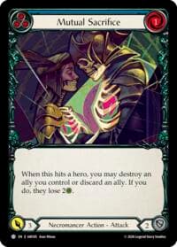 Mutual Sacrifice (Blue) - Usurp the Shadow Throne - Flesh and Blood TCG card