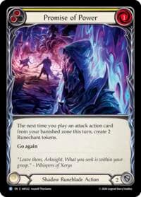 Promise of Power - Usurp the Shadow Throne - Flesh and Blood TCG card