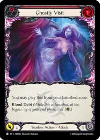 Ghostly Visit (Red) - Usurp the Shadow Throne - Flesh and Blood TCG card