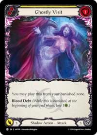 Ghostly Visit (Yellow) - Usurp the Shadow Throne - Flesh and Blood TCG card