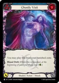 Ghostly Visit (Blue) - Usurp the Shadow Throne - Flesh and Blood TCG card