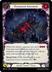 Permanent Interment (Yellow) - Usurp the Shadow Throne - Flesh and Blood TCG card