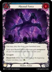 Abyssal Force - Usurp the Shadow Throne - Flesh and Blood TCG card