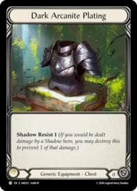 Dark Arcanite Plating - Usurp the Shadow Throne - Flesh and Blood TCG card