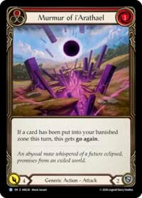 Murmur of i'Arathael - Usurp the Shadow Throne - Flesh and Blood TCG card