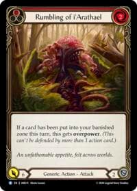 Rumbling of i'Arathael - Usurp the Shadow Throne - Flesh and Blood TCG card