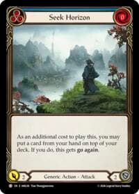 Seek Horizon (Blue) - Usurp the Shadow Throne - Flesh and Blood TCG card