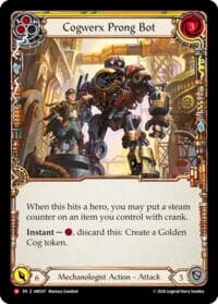 Cogwerx Prong Bot - Usurp the Shadow Throne - Flesh and Blood TCG card