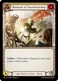 Banneret of Swordsmanship - Usurp the Shadow Throne - Flesh and Blood TCG card