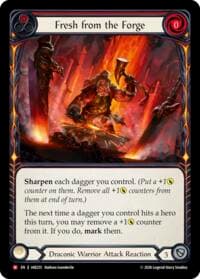 Fresh from the Forge - Usurp the Shadow Throne - Flesh and Blood TCG card