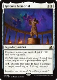 Gideon's Memorial - Reality Fracture - Magic: The Gathering card