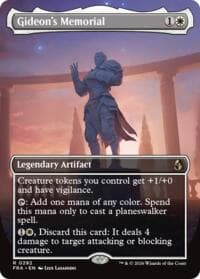 Gideon's Memorial (Borderless) - Reality Fracture - Magic: The Gathering card