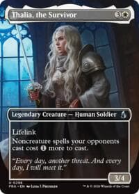 Thalia, the Survivor (Borderless) - Reality Fracture - Magic: The Gathering card