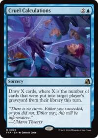 Cruel Calculations - Reality Fracture - Magic: The Gathering card