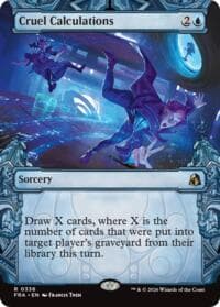 Cruel Calculations (Showcase) - Reality Fracture - Magic: The Gathering card
