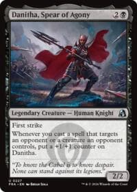 Danitha, Spear of Agony - Reality Fracture - Magic: The Gathering card