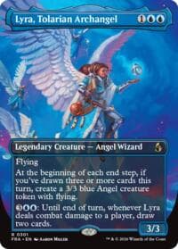 Lyra, Tolarian Archangel (Borderless) - Reality Fracture - Magic: The Gathering card