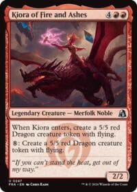 Kiora of Fire and Ashes - Reality Fracture - Magic: The Gathering card