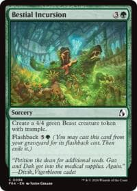 Bestial Incursion - Reality Fracture - Magic: The Gathering card