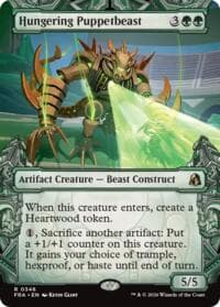Hungering Puppetbeast (Showcase) - Reality Fracture - Magic: The Gathering card