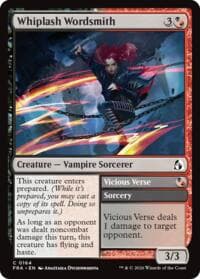 Whiplash Wordsmith - Reality Fracture - Magic: The Gathering card