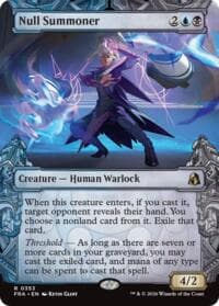 Null Summoner (Showcase) - Reality Fracture - Magic: The Gathering card