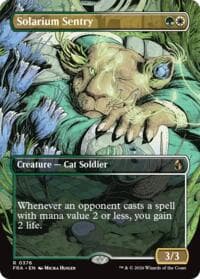 Solarium Sentry (Borderless) - Reality Fracture - Magic: The Gathering card