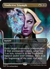 Vindictive Triumph (Borderless) - Reality Fracture - Magic: The Gathering card