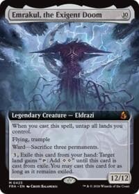 Emrakul, the Exigent Doom (Extended Art) - Reality Fracture - Magic: The Gathering card