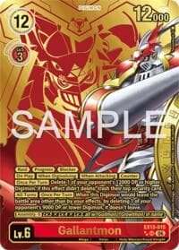 Gallantmon (Rare Pull) - Chivalrous XIII - Digimon Card Game card