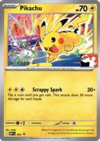 Pikachu - 093 (Winner) - ME: Mega Evolution Promo - Pokemon card