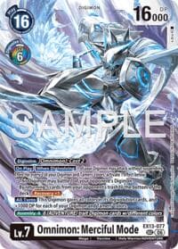 Omnimon: Merciful Mode - Chivalrous XIII - Digimon Card Game card