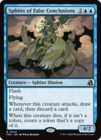 Sphinx of False Conclusions - Reality Fracture - Magic: The Gathering card