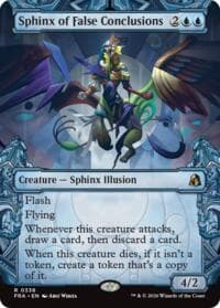 Sphinx of False Conclusions (Showcase) - Reality Fracture - Magic: The Gathering card