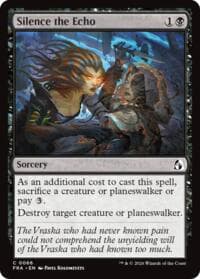 Silence the Echo - Reality Fracture - Magic: The Gathering card