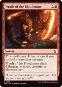Wrath of the Bloodmane - Reality Fracture - Magic: The Gathering card